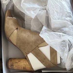 Guess Tan Heeled Boots for Women